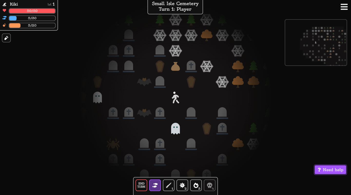 Screenshot Graveyard biome